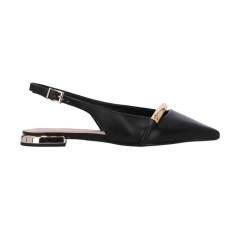 Sapatilha Feminina Luz Da Lua Slingback Preta - 8024