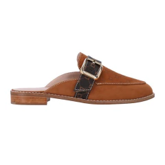 Mule Feminino Luz Da Lua Marrom Caramelo - 6018