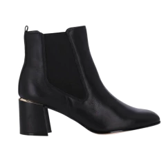 Bota Feminina Luz Da Lua Couro Preta - 8074
