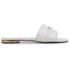Chinelo Feminino Jorge Bischoff Couro Rasteira Bege - J1509