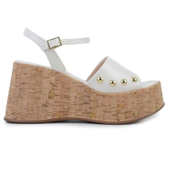 Sandália Feminina Azillê Intense Aurora Bege - 5045
