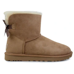 Bota Feminina UGG Mini Bailey Bow II Marrom Caramelo - 1016