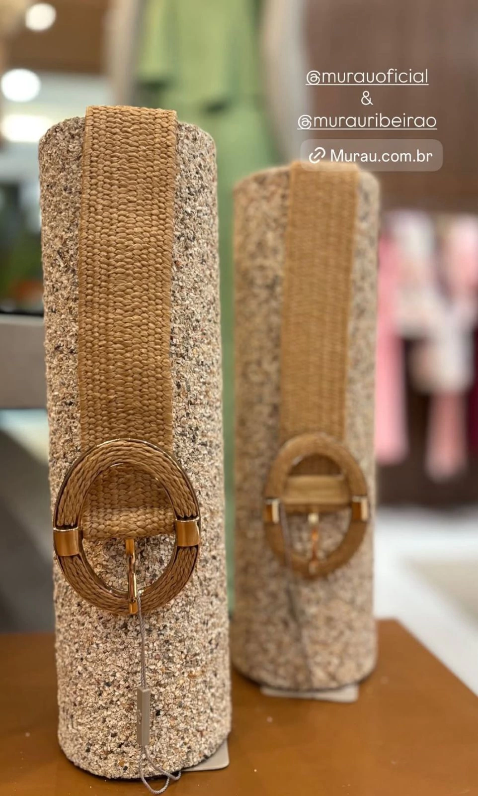 CINTO FIVELA RAFIA PALHA U