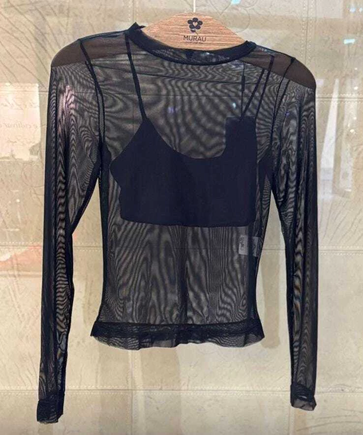 BLUSA TULE PRETO 42