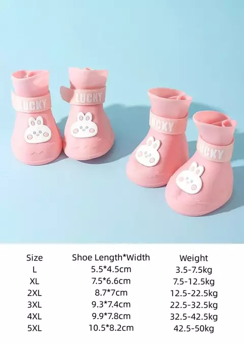 Sapatos de borracha para cães