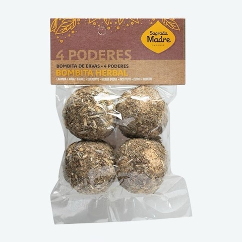 Sahumerios Bombita Herbal 4 Poderes SAGRADA MADRE - comprar online