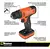 Parafusadeira/Furadeira de Impacto 12V MAX BBCD712VHD Bivolt com 17 Acessórios Black+Decker na internet