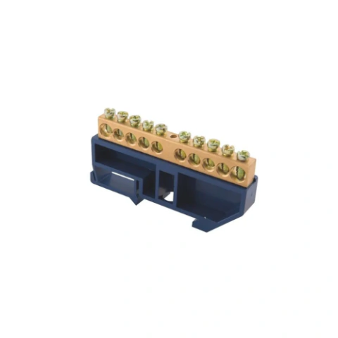 Barramento Neutro Azul DIN/IEC 10 Polos 80A - Tramontina