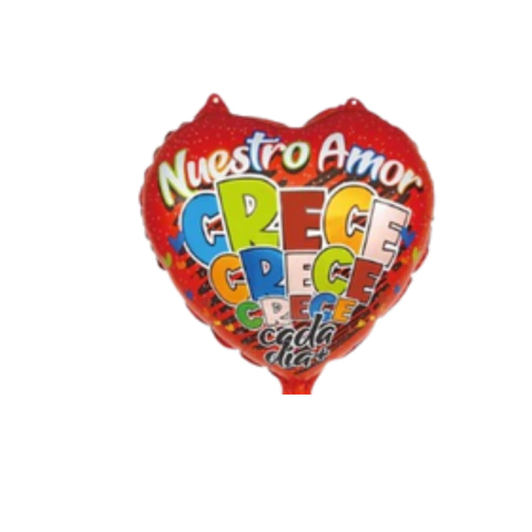 Imagen de Globo Metalizado de Amor - 18 Pulgadas