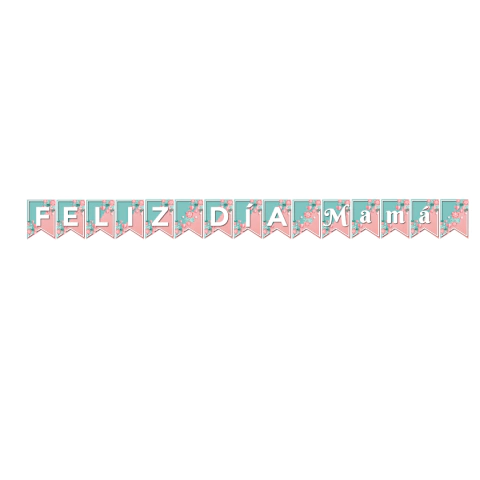 Guirnalda Feliz día Mamá en internet