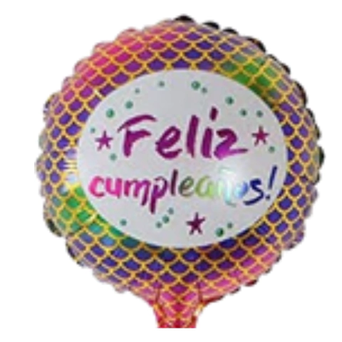 Globo Metalizado de Feliz Cumpleaños - tienda en línea