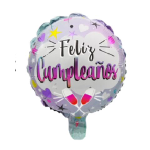 Globo Metalizado de Feliz Cumpleaños - tienda en línea