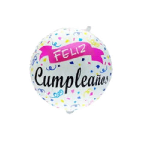 Globo Metalizado de Feliz Cumpleaños