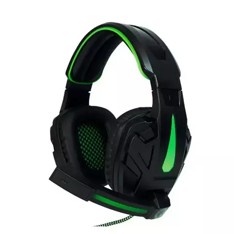 HEADSET GAMER HG8657 PRETO E VERDE GAMEMAX