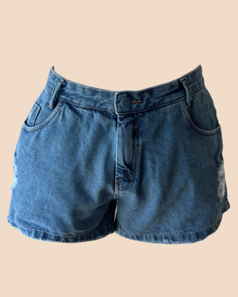 Shorts Jeans Rosa Selvagem - comprar online