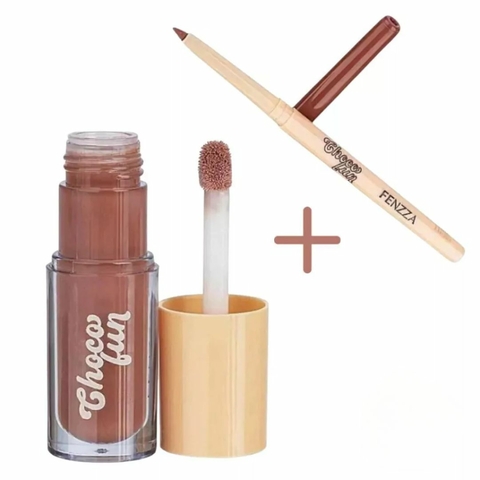 Kit Labial Lip Combo Choco Fun Lápis + Tint Cream