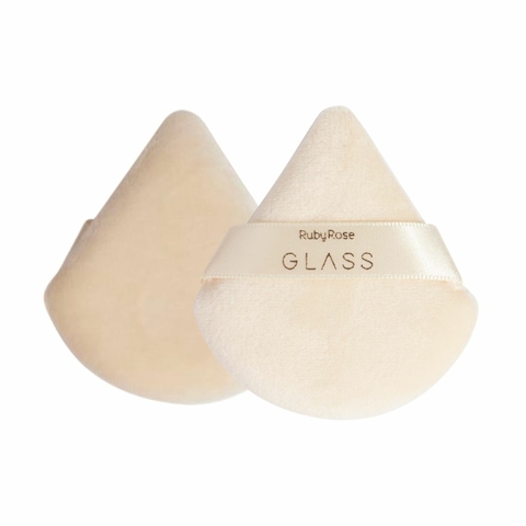 Almofada Para Pó Glass Ruby Rose Puff RR-S04