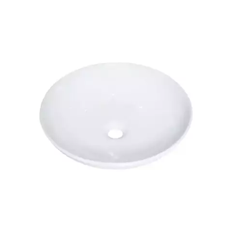 Bacha De Baño De Apoyar D'accord Bachas De Porcelana Tenerife Blanco Brillante 44.5cm X 44.5cm 11.5cm De Alto 44.5cm De Diámetro - comprar online