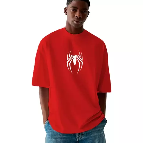 Camiseta Masculina Oversized Homem Aranha