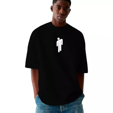 Camiseta Masculina Oversized Billie Eilish Logo