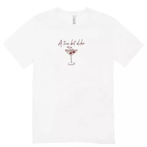 Camisa Feminina Baby Look Cherry Martini