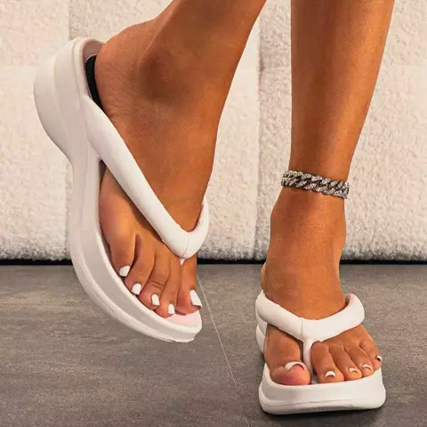 Sandália Feminina Plataforma Nuvem Ortopédica