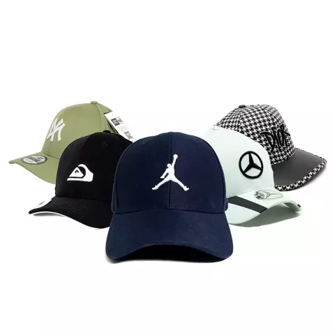 Kit 5 Bonés Premium Modelos Sortido