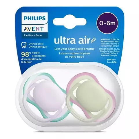 AVENT CHUPETE ULTRA AIR LISO O-6 MESES NENA - comprar online