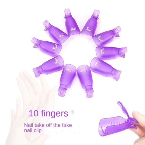 Pinzas Clip Pedal Para Manicure Con 10 Piezas - MEVECH