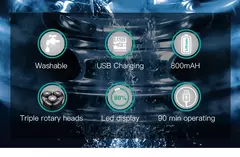 VGR Pro – Barbeador Recarregável com Lâminas de Alto Desempenho na internet