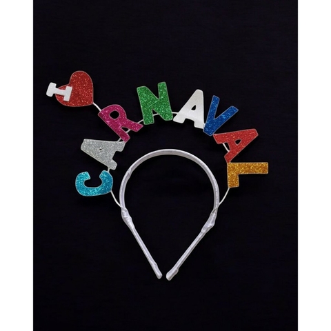 Tiara de Carnaval - I Love Carnaval