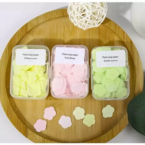 Caixa de sabonetes portátil com 100 unidades para lavagem das mãos - comprar online