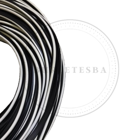 Burlete negro con blanco en “U" - comprar online