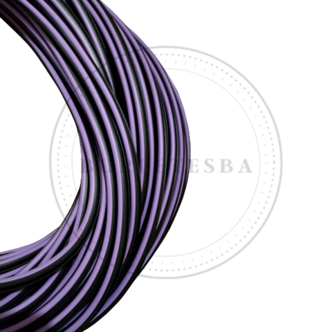 Burlete negro con violeta en “U" - comprar online