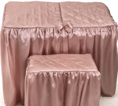 PROMOÇÃO!!! 111.39 - Capa para Órgão eletronico tecido cetim com matelassê cor bege rosado na internet