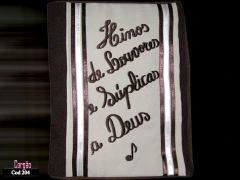 204-1 - Capa para hinario organista Cetim e voil tamanho GG -