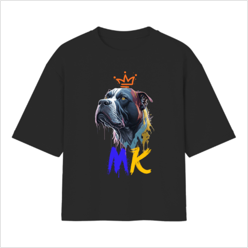 Camiseta American Black Oversized Preta Mokko