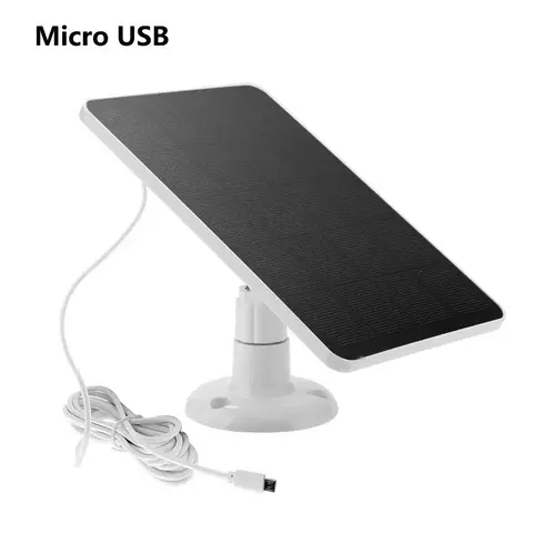 Painel solar micro usb tipo c ao ar livre dc à prova dwaterproof água células