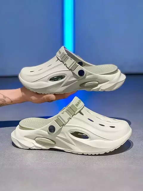 Chinelos esportivos masculinos de verão ao ar livre antiderrapante condução d