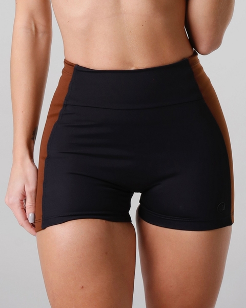 Short Basic - Preto com Marrom