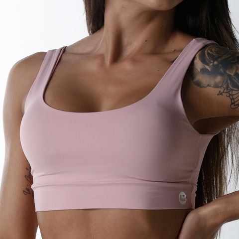 Top Ju Curto - Rosa Claro