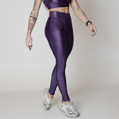 Legging Alice Textura - Roxo Uva