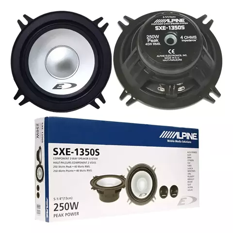 Parlantes Alpine SXE-1350S Componente 5,25" 2 Vías – 35W RMS - comprar online