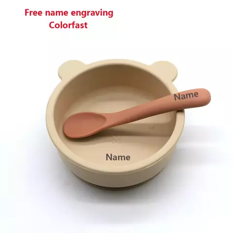 Kit de Alimentação Infantil - Silicone Personalizável