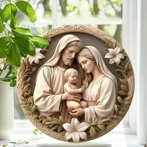 Decoração Católica Sagrada Família em Arte Clássica - comprar online