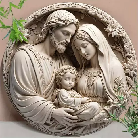 Decoracao de Parede Sagrada Familia Celestial - comprar online