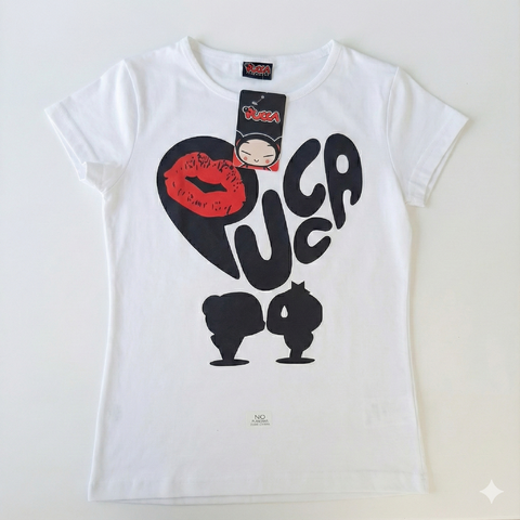 Remera Blanca Pucca - comprar online