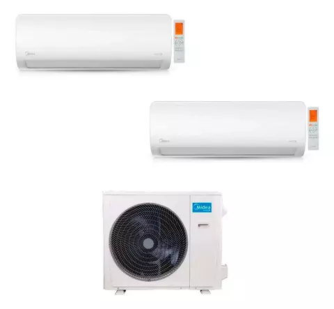 Midea Aire Multisplit Inverter Smart 42k+12+12 Pared
