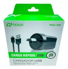 Cargador Usb Carga Rápida Noga Cable Desmontable Nga 358 en internet