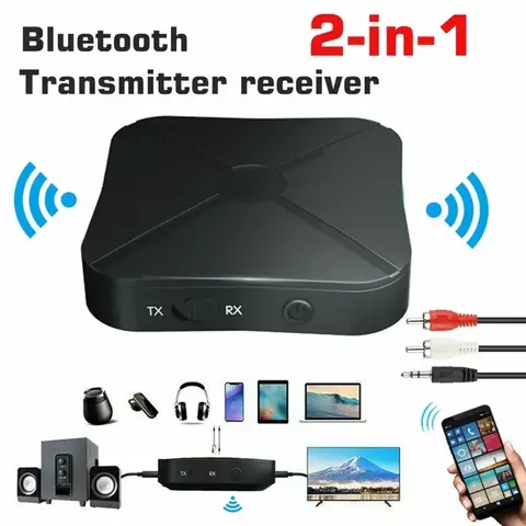 Bluetooth Breaks Barriers - 2 em 1 receptor e transmissor sem fio / ouça suas músicas sem obstrução